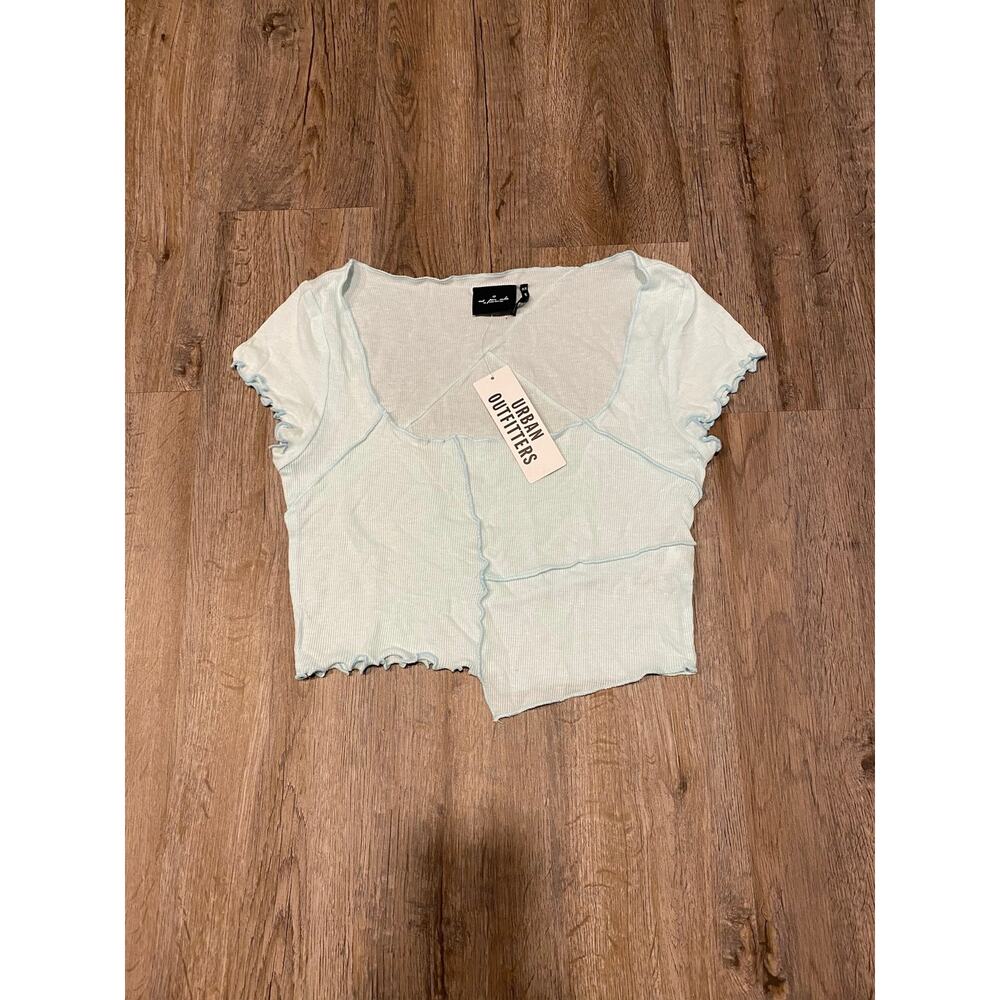 Urban Outfitters Light Blue Crop Top